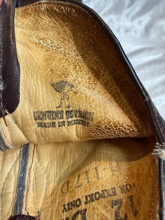 Corral Genuine Ostrich Leather Boots Size 12 Men main image 8